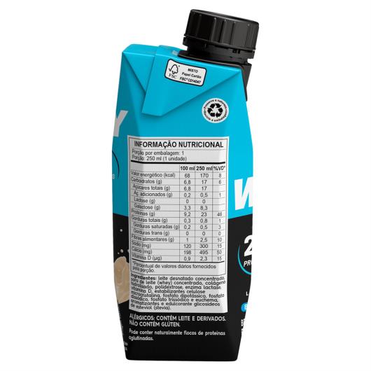 Piracanjuba Whey 23g de Proteínas Zero Lactose Baunilha 250ml - Imagem em destaque