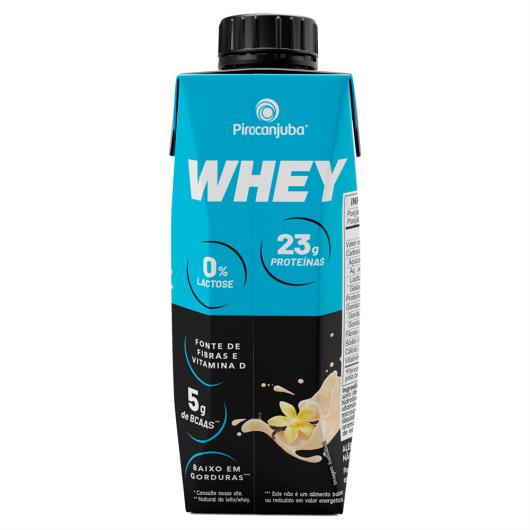 Piracanjuba Whey 23g de Proteínas Zero Lactose Baunilha 250ml - Imagem em destaque