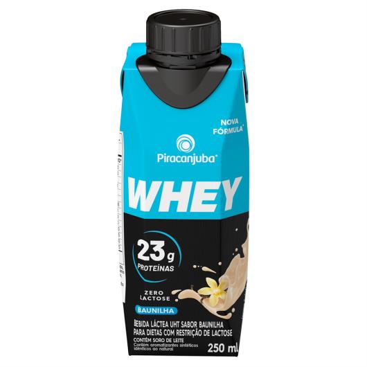 Piracanjuba Whey 23g de Proteínas Zero Lactose Baunilha 250ml - Imagem em destaque