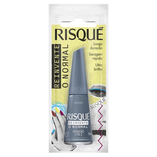 Esmalte Cremoso Geração CTRL Z Risqué Reinvente o Normal Blister 8ml - Imagem em destaque