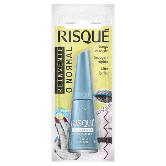 Esmalte Metálico Fora da Caixinha Risqué Reinvente o Normal Blister 8ml - Imagem em destaque