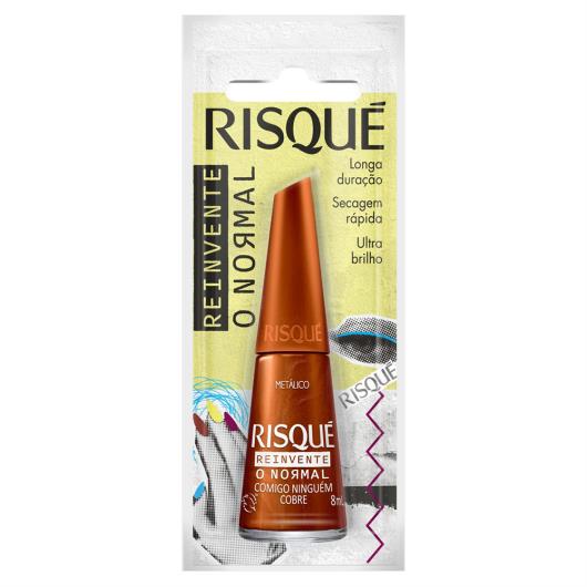 Esmalte Metálico Comigo Ninguém Cobre Risqué Reinvente o Normal Blister 8ml - Imagem em destaque
