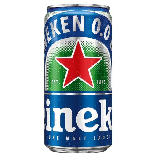 Cerveja Lager Puro Malte Zero Álcool Heineken Lata 269ml - Imagem em destaque