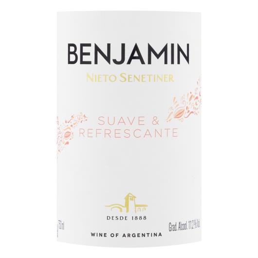 Vinho Argentino Rosé Suave Benjamin Nieto Senetiner Syrah Merlot Garrafa 750ml - Imagem em destaque