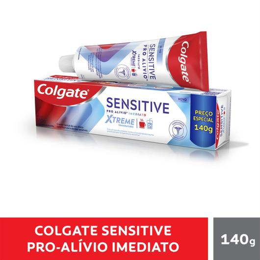 Creme Dental Xtreme Colgate Sensitive Pro-Alívio Imediato Caixa 140g - Imagem em destaque