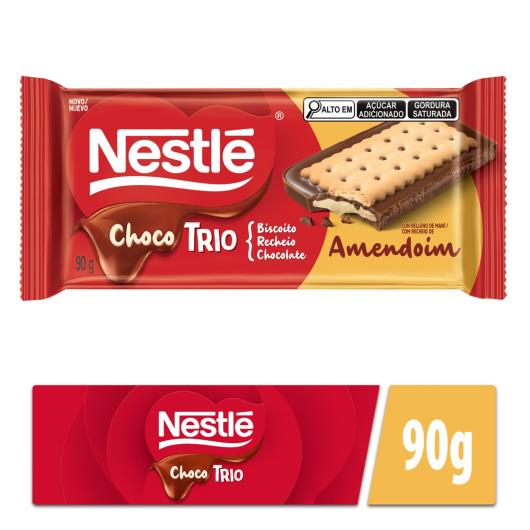 Chocotrio NESTLÉ Pasta Amendoim 90g - Imagem em destaque