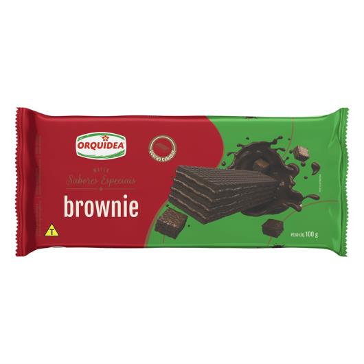 Wafer brownie Orquídea 100g - Imagem em destaque