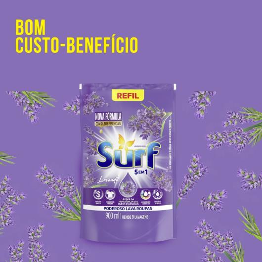 Lava roupas líquido lavanda 5em1 Surf sachê 900ml - Imagem em destaque