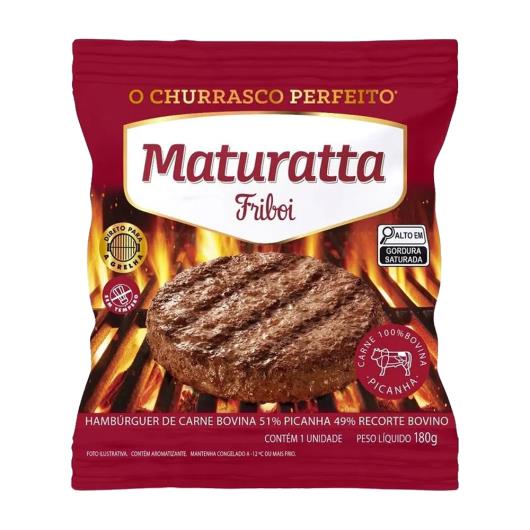 Hambúrguer Bovino Picanha Friboi Maturatta 180g - Imagem em destaque