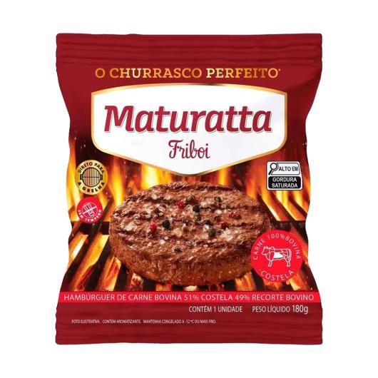 Hambúrguer Bovino Costela Friboi Maturatta 180g - Imagem em destaque