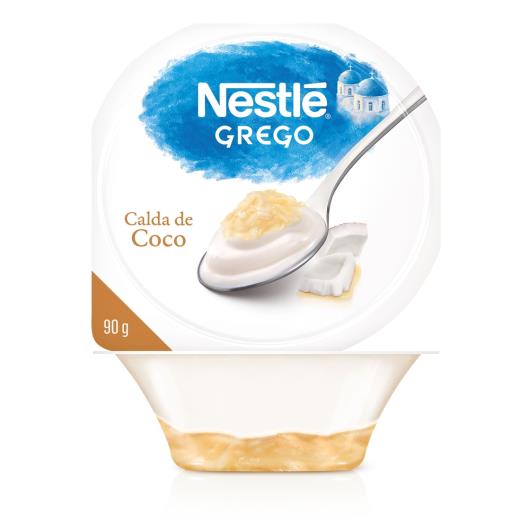 Iogurte Integral Grego Calda Coco Nestlé Pote 90g - Imagem em destaque