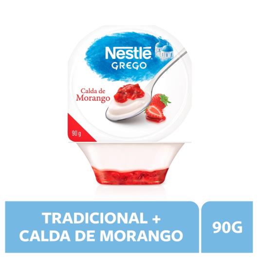 Iogurte Integral Grego Calda Morango Nestlé Pote 90g - Imagem em destaque