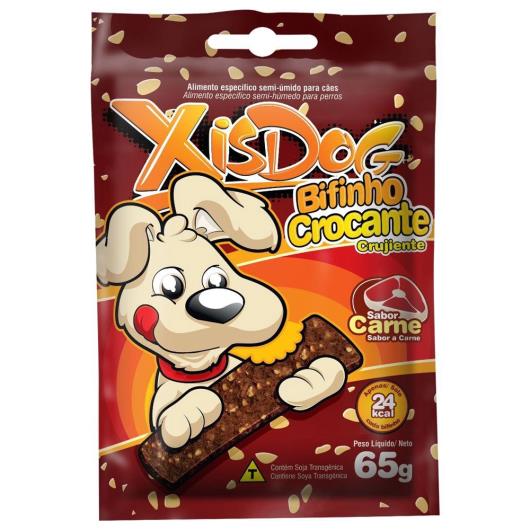 Bifinho Xis Dog Crocante Carne 65g - Imagem em destaque