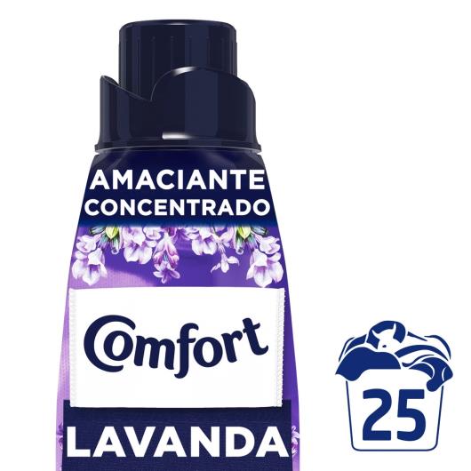 Amaciante de Roupa Concentrado Lavanda Comfort Frasco 500ml - Imagem em destaque