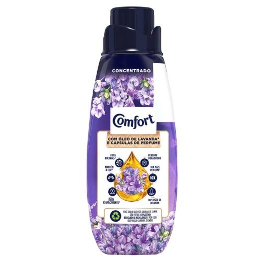 Amaciante de Roupa Concentrado Lavanda Comfort Frasco 500ml - Imagem em destaque