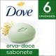 Pack Sabonete Barra Erva-Doce e Camomila Dove Envoltório 6 Unidades 90g Cada Leve Mais Pague Menos - Imagem 7891150088474-(1).jpg em miniatúra