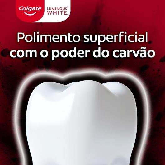 Creme Dental Clareador Colgate Luminous White Carvão Ativado 140g - Imagem em destaque
