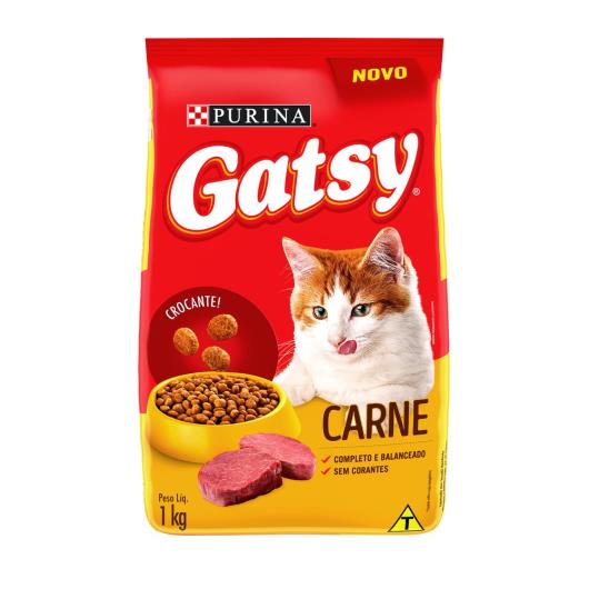 Ração GATSY Gatos Adultos Carne 1kg - Imagem em destaque