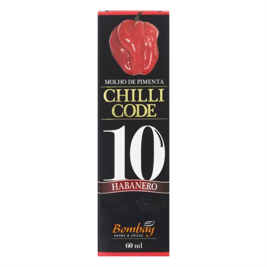 Molho de Pimenta Habanero Bombay Herbs & Spices Chilli Code Vidro 60ml - Imagem em destaque