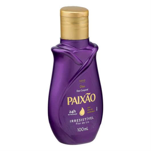 Óleo Deo Corporal Irresistível Paixão Frasco 100ml - Imagem em destaque