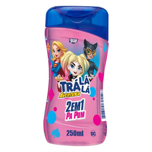 Shampoo Infantil 2 em 1 Justice League Trá Lá Lá Aventura Pa Pum Frasco 250ml - Imagem em destaque