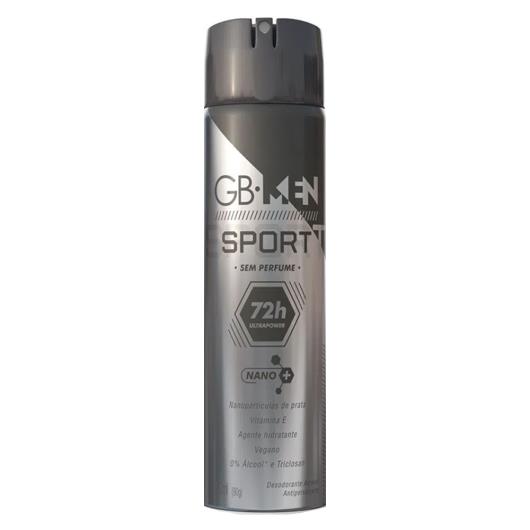 Desodorante Aerosol Giovanna Baby Men Sport Sem Perfume 150ML - Imagem em destaque