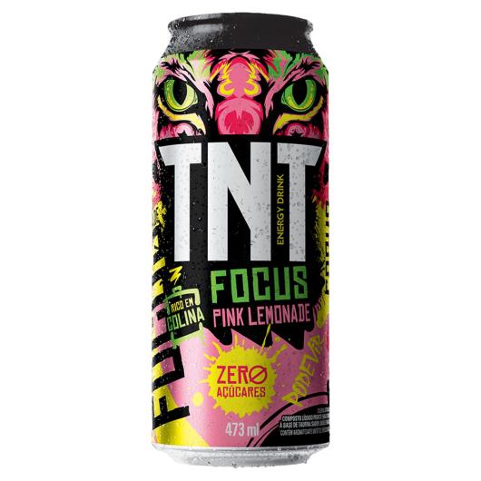 Energético Pink Lemonade Zero Açúcar TNT Focus Lata 473ml - Imagem em destaque