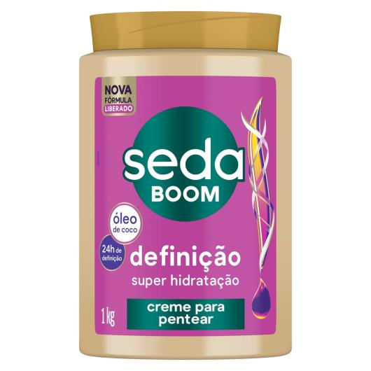 Creme para Pentear Seda Boom Definição Super Hidratação 1kg - Imagem em destaque