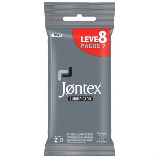 Preservativo Masculino Lubrificado Jontex Pacote Leve 8 Pague 7 Unidades - Imagem em destaque