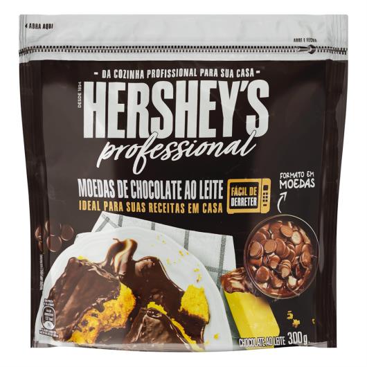 Chocolate ao Leite Hershey's Professional Moedas Pouch 300g - Imagem em destaque