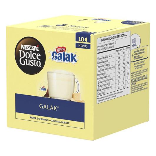 Achocolatado em Cápsula NESCAFÉ DOLCE GUSTO Galak 10 Cápsulas 180g - Imagem em destaque