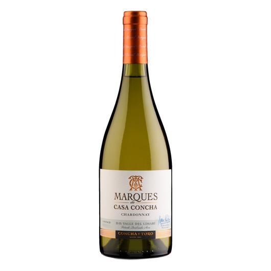 Vinho Chileno Branco Seco Marques de Casa Concha Chardonnay Valle del Limarí Garrafa 750ml - Imagem em destaque