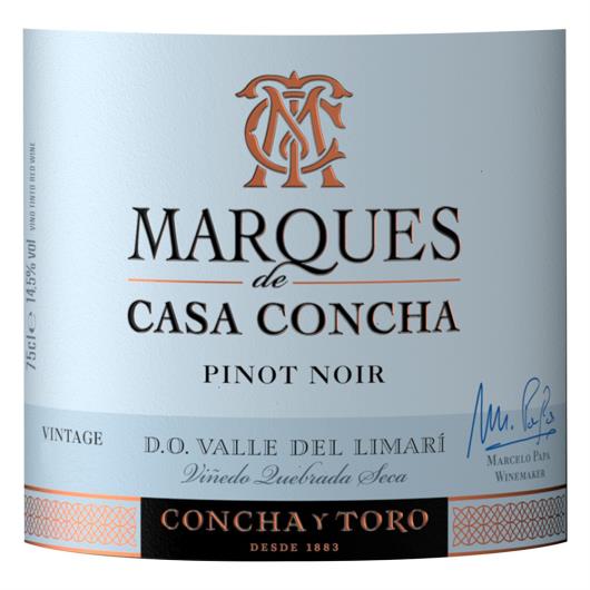 Vinho Chileno Tinto Seco Marques de Casa Concha Pinot Noir Valle del Limarí Garrafa 750ml - Imagem em destaque