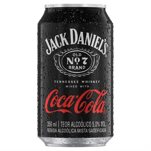 Bebida Mista Alcoólica Gaseificada Old No. 7 Jack Daniel's e Coca-Cola Lata 350ml - Imagem em destaque