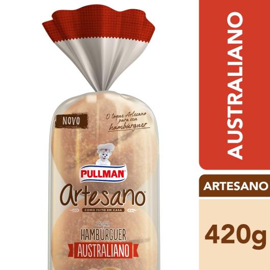 Pão para Hambúrguer Australiano Pullman Artesano Pacote 420g - Imagem em destaque