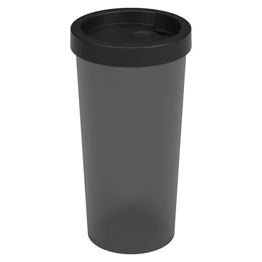 Copo Coza Brinox Preto Com Tampa 500ml - Imagem em destaque