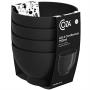 Kit Cumbucas Brinox Coza Preto 4 Unidades