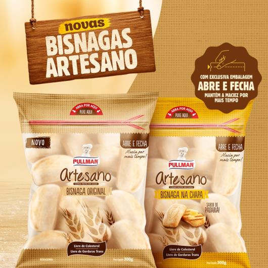 Pão Bisnaguinha Original Pullman Artesano Pacote 300g - Imagem em destaque