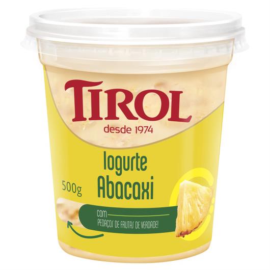 Iogurte Integral Abacaxi Tirol Pote 500g - Imagem em destaque
