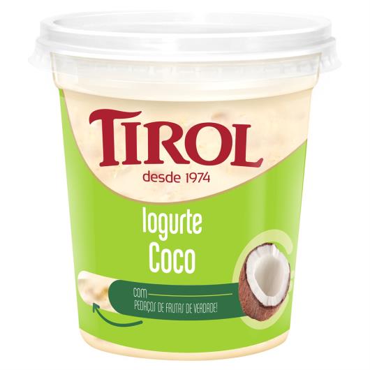 Iogurte Integral Coco Tirol Pote 500g - Imagem em destaque