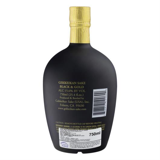 Saquê Seco Black & Gold Gekkeikan Garrafa 750ml - Imagem em destaque