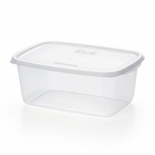 Pote plástico retangular cristal Sanremo Fácil Fácil 1,4 Litros - Imagem em destaque