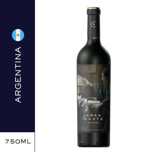 Vinho Tinto Bodega Dante Robino Gran Dante Malbec 750 ml Garrafa - Imagem em destaque