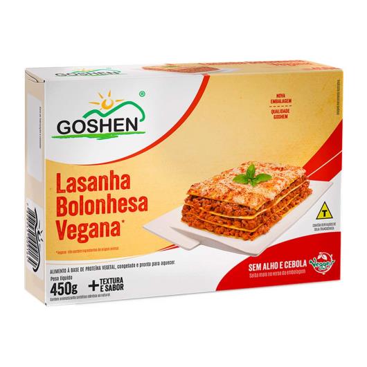 Lasanha Bolonhesa Vegana Goshen Vegges Congelada 450g - Imagem em destaque