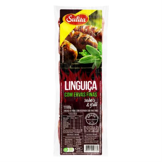 Linguiça de Pernil Suíno com Ervas Finas Sulita Sabor & Grill 600g - Imagem em destaque