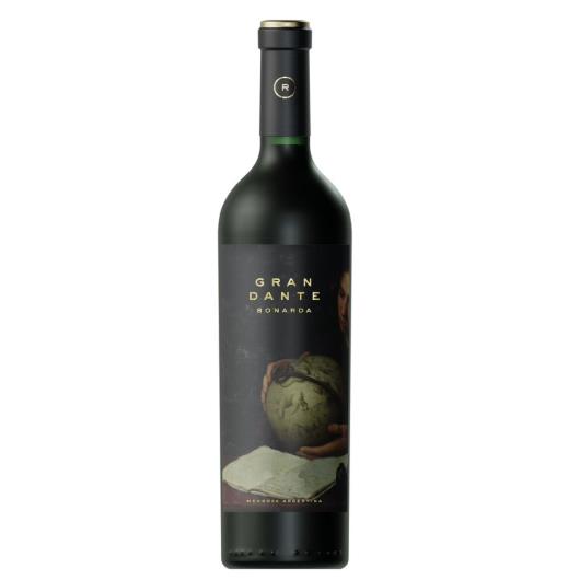 Vinho Argentino Tinto Seco Gran Dante Bonarda Mendoza Garrafa 750ml - Imagem em destaque