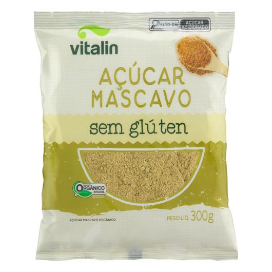 Açúcar Mascavo Orgânico Vitalin Pacote 300g - Imagem em destaque