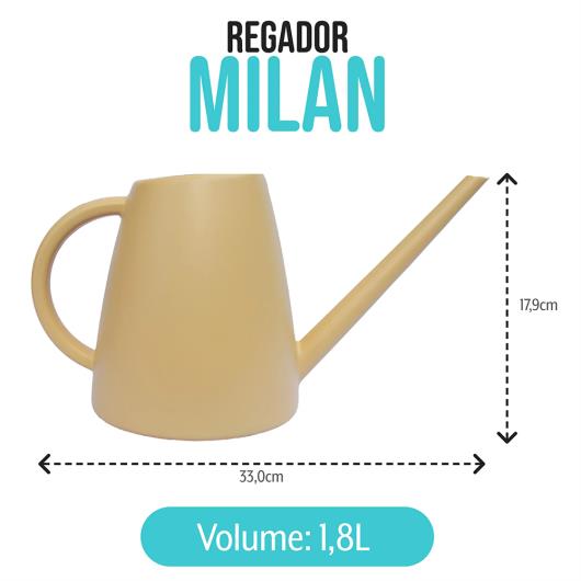 Regador West Garden Milan Amarelo 1,8l - Imagem em destaque