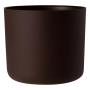 Vaso West Garden Capri Cachepot Café 14x13cm Unidade