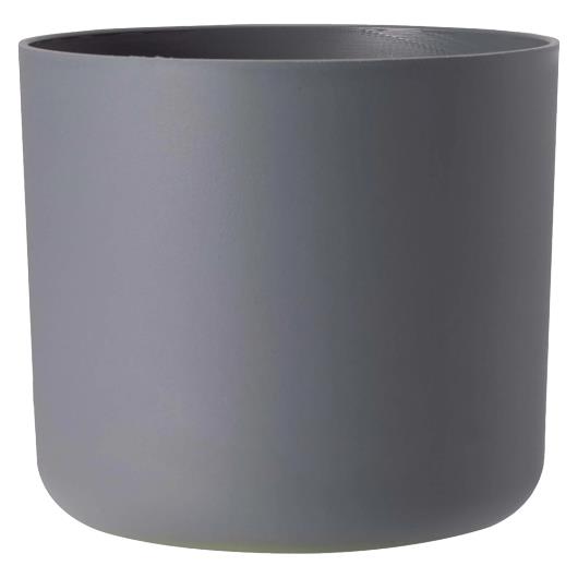 Vaso West Garden Cachepot Capri 14x13cm Cinza Unidade - Imagem em destaque